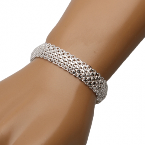 Bransoletka 18 cm ze srebra pr.925