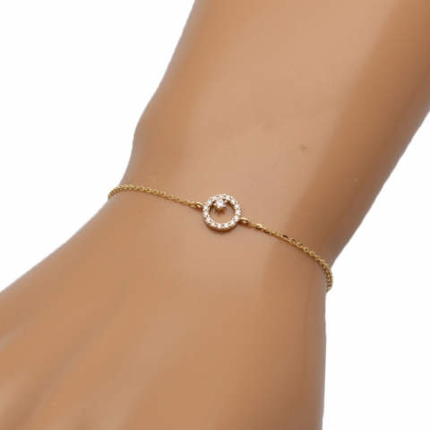 Bransoleta 18-20 cm ze złota pr.585