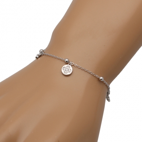 Bransoleta  ze srebra pr.925