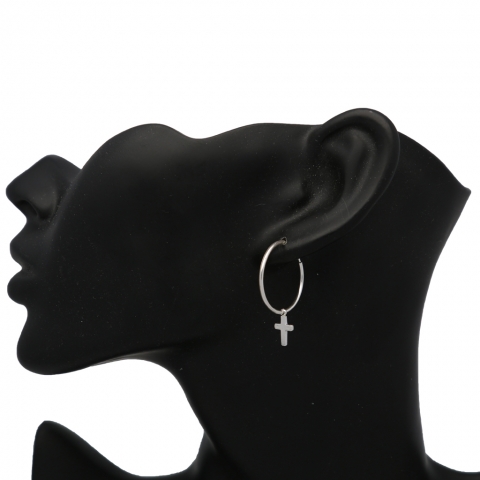 Kolczyki koła ze srebra pr.925