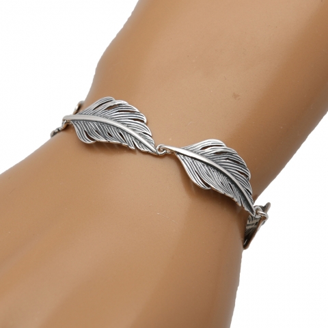 Bransoleta 19-21 cm ze srebra pr.925