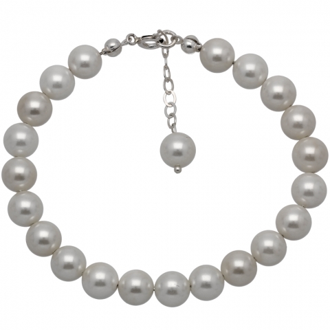 Bransoleta 19-22 cm ze Shell pearls