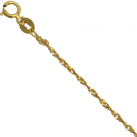 Bransoleta 19 cm ze złota pr.585