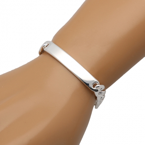 Bransoleta 23 cm ze srebra pr.925