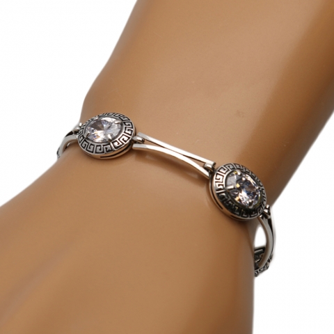 Bransoleta 19-22 cm ze srebra pr.925