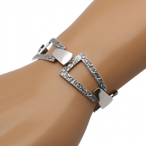 Bransoleta 19-22 cm ze srebra pr.925