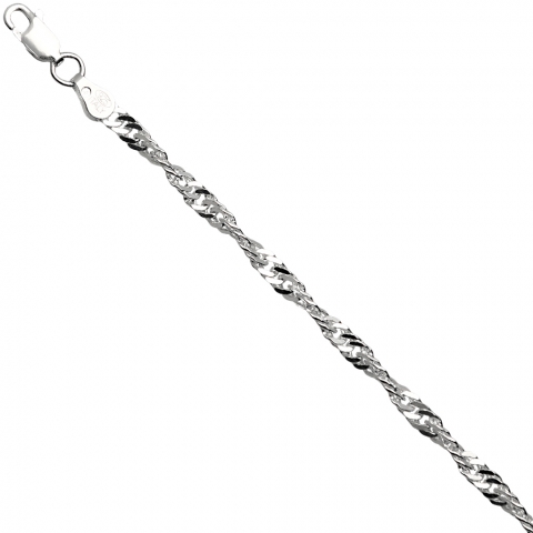 Łańcuch 55 cm ze srebra pr.925