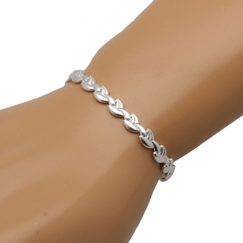 Bransoleta 19-21 cm ze srebra pr.925