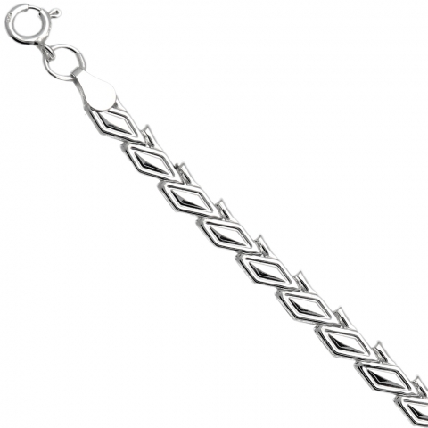 Bransoleta 19-21 cm ze srebra pr.925
