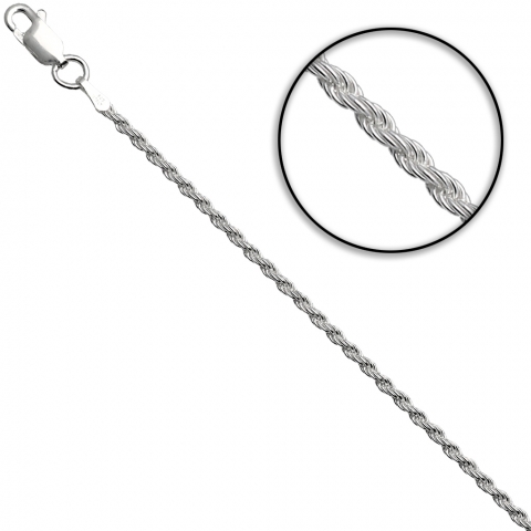 Łańcuch 40 cm ze srebra pr.925