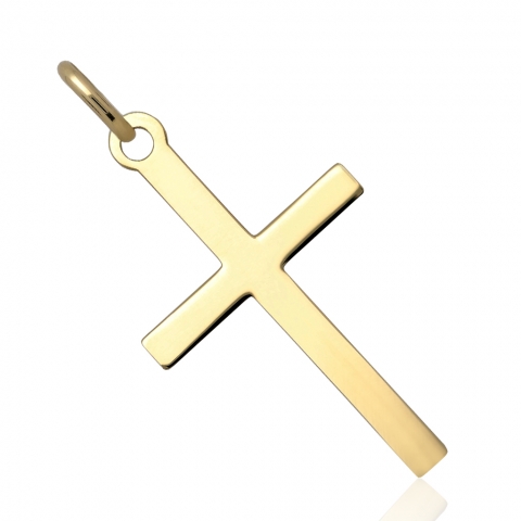 Krzyżyk ze złota pr.585