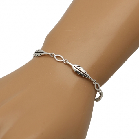 Bransoleta 18-21 cm ze srebra pr.925