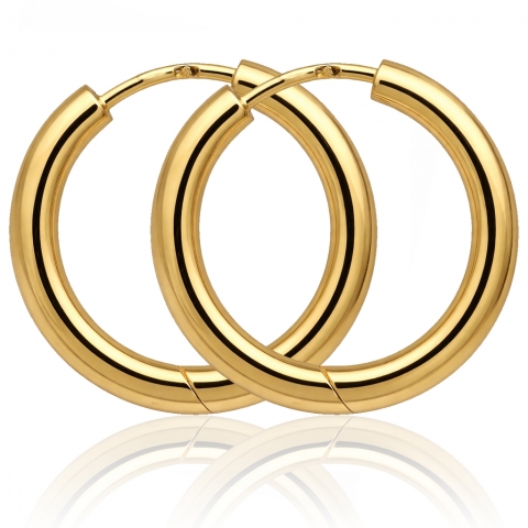 Kolczyki koła ze złota pr.585