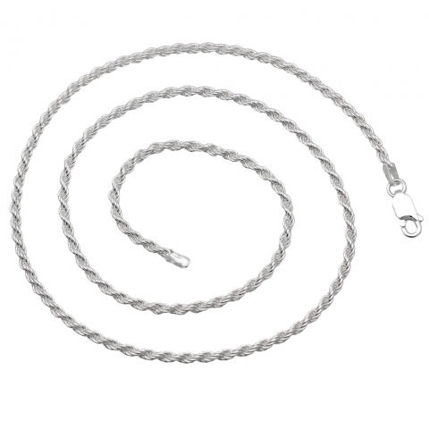 Łańcuszek 60 cm ze srebra pr.925