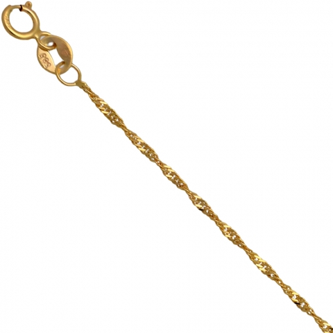 Łańcuszek 42 cm ze złota pr.585
