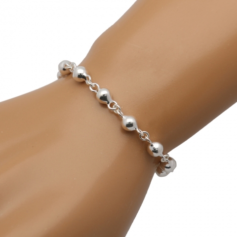 Bransoleta 19 cm ze srebra pr.925