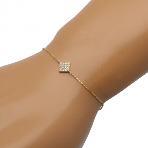 Bransoletka 18-21cm ze złota pr.585