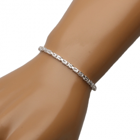 Bransoletka 19 cm ze srebra pr.925